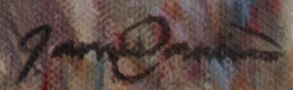 A western painting of a bull moose in fall trees by wildlife artist James Corwin as a canvas giclee print.