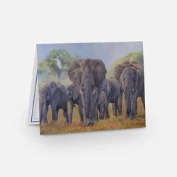 Tarjetas de notas de fauna africana