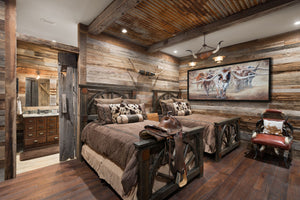 A canvas print of a herd of Texas longhorns marching through dust, presented in a western style oil painting. y wildlife artist James Corwin. Hanging in bedroom wall art home decor.