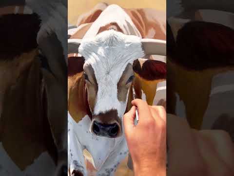 A western art print of Texas Longhorns cattle along the Chisholm trail from the Stockyards, against a dusty trail background. An oil painting by wildlife artist James Corwin.