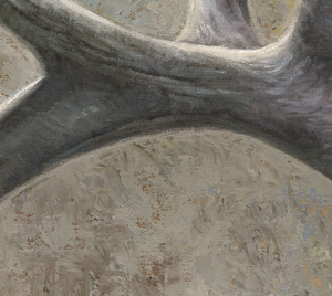 The sentinel bull elk oil painting by wildlife artist James Corwin, based in Montana, as a limited edition canvas print.