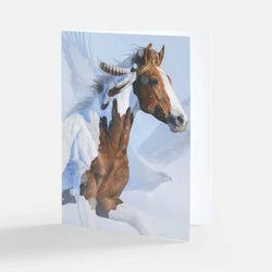 Paquete de tarjetas de notas de caballos