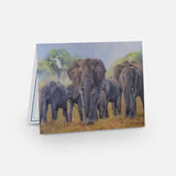 Paquete de tarjetas de elefante